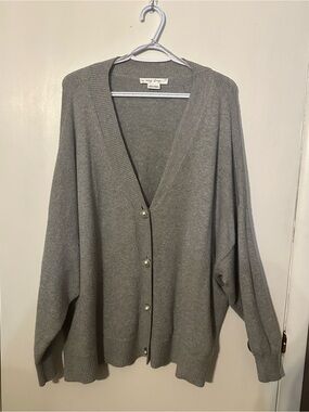 Penningtons plus size women’s button up sweater - pearl button detail 3xl